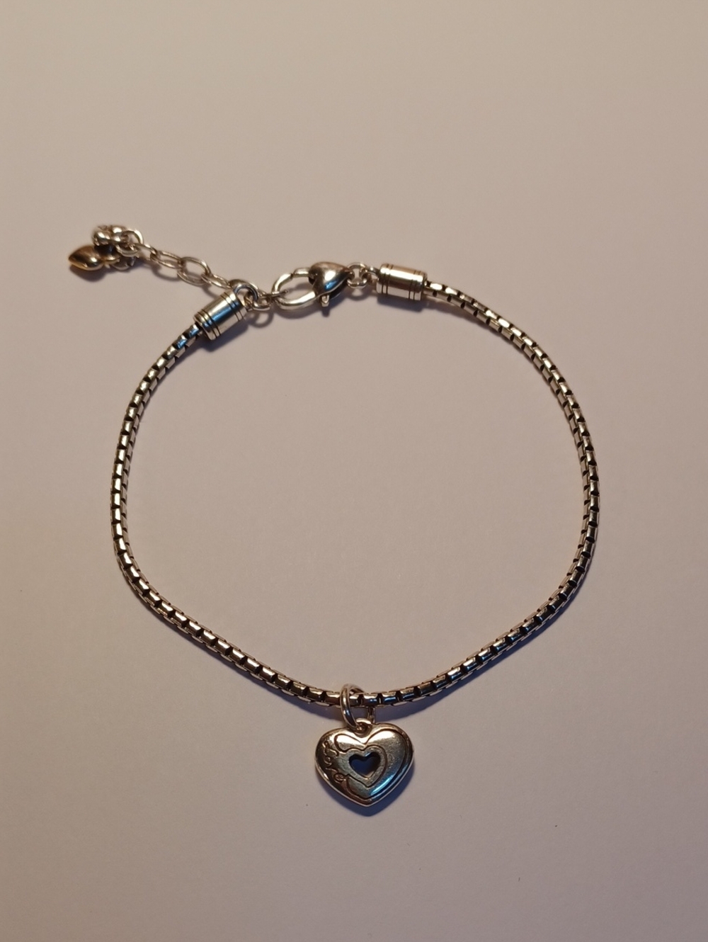 Brighton Double Heart Ankle Bracelet.
